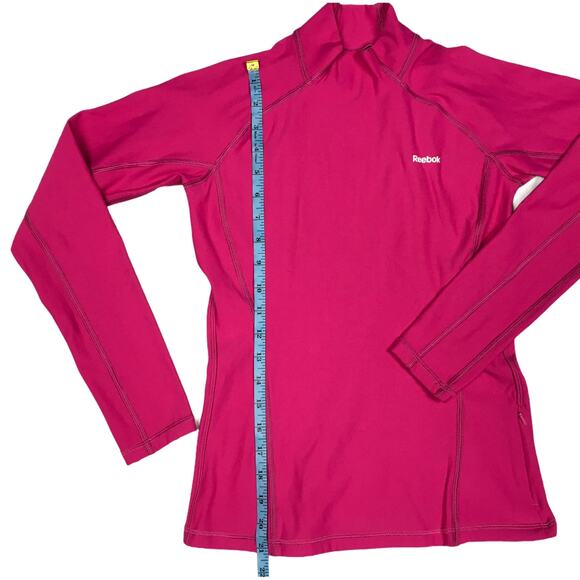 Reebok‎ Shirt Play Dry Pullover Mock Neck Long Sleeve Activewear Top Women's XS - Picture 4 of 8